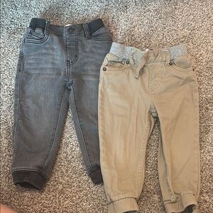 Stylish Kids Gray and Tan Bottoms